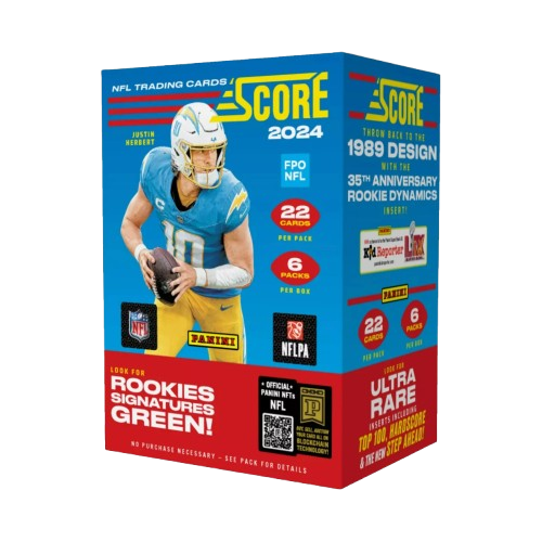  2024 Panini Score Football Trading Cards NFL Blaster Box